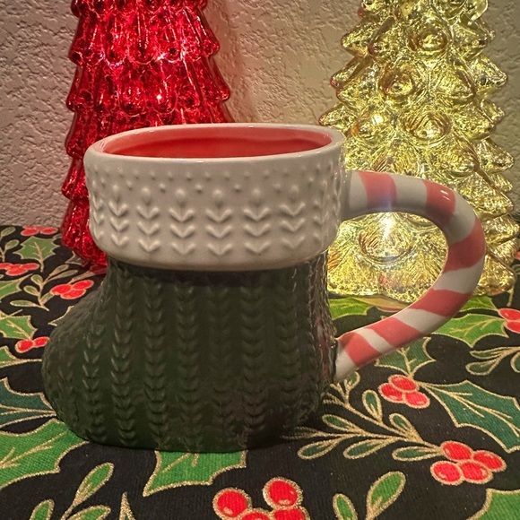Kirkland’s Home Green Knit Stocking Mug - Picture 7 of 7